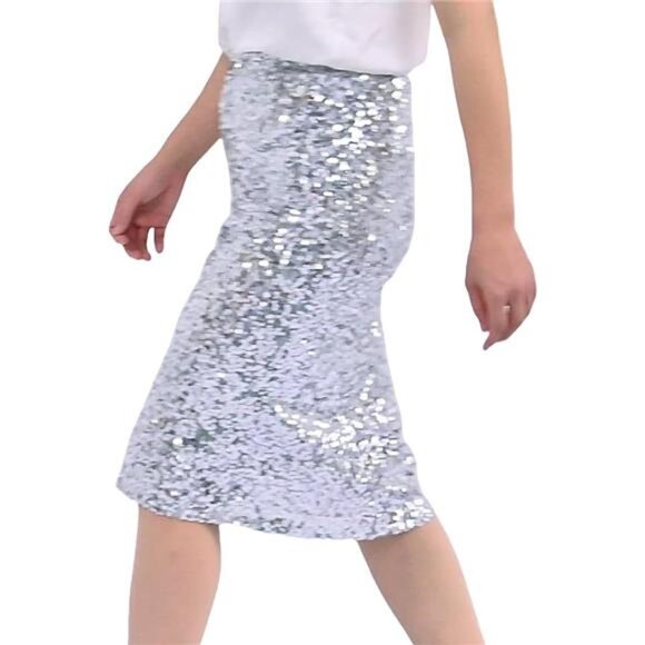 Sparkly Glitter Skirt for Women - Holiday, Christmas Party - Picture 2 of 7
